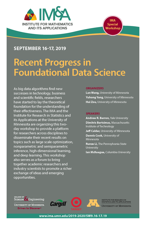 Recent Progress in Foundational Data Science Poster Image