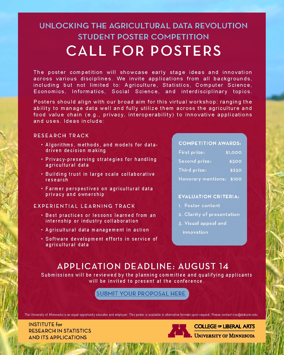student competition flyer