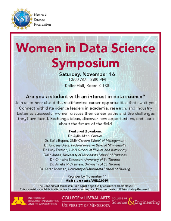 Women in Data Science Event Flyer Image