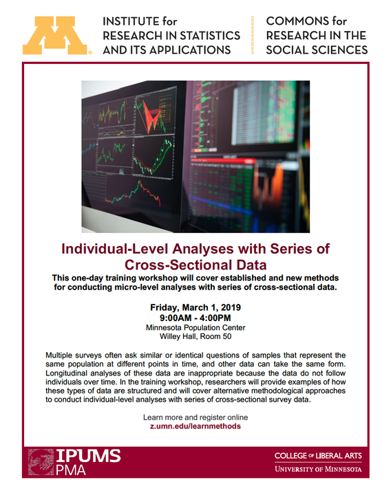 Individual-Level Analyses with Series of Cross-Sectional Data Poster - Small